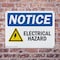 Signmission Electrical Hazard OSHA Notice Sign, Plastic, 14in W x 10in L, 2PK OS-2PACK-NS-P-1014-L-11651 - alternate 2